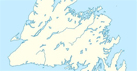 Map Of Gander Newfoundland - Long Dark Mystery Lake Map