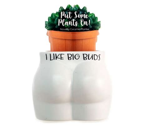 I Like Big Buds Planter - Penguin Gallery