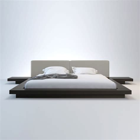 King Platform Bed — Worth Low Profile Contemporary Platform King Size...