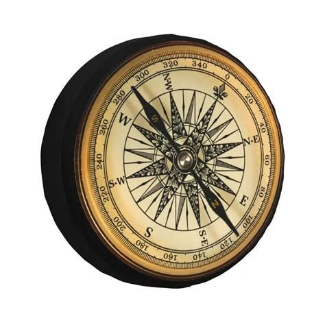 Navigate Adventure Nautical Map Compass Rose Spare Tire Cover For Grand