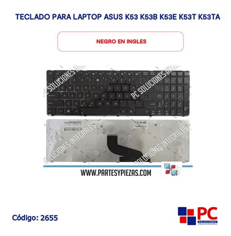 TECLADO PARA LAPTOP ASUS K53 K53B K53E K53T K53TA K53TK K53U NEGRO EN