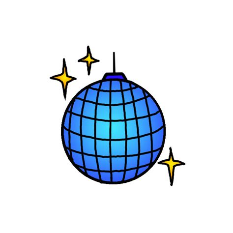 How to Draw a Disco Ball - Step by Step Easy Drawing Guides - Drawing ...