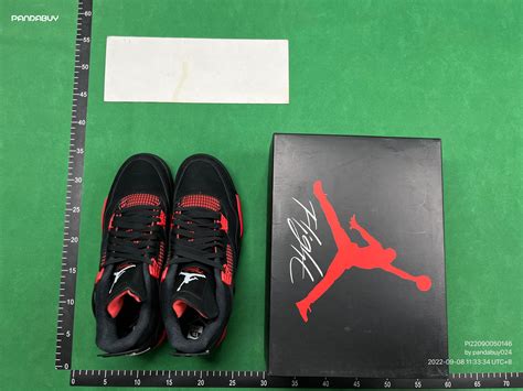 Jordan 4 Red Thunder Pk Batch Rrepsneakers