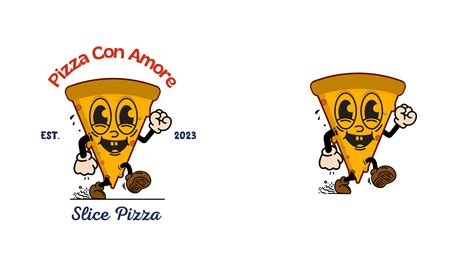 Slice Pizza - LOGO DESIGN & BRAND IDENTITY :: Behance