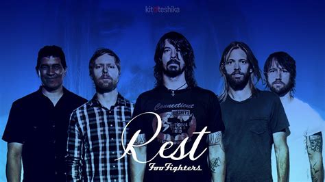 Foo Fighters Rest Lyric Video Visualizer YouTube