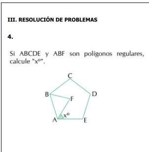 Si Abcde Y Abf Son Poligonos Regulares Calcule X Brainly Lat