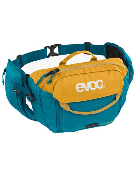 Evoc Hip Pack 3L Loam Bleu Ocean MTB Backpacks And Bum Bags Snowleader