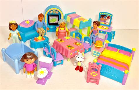 DORA THE EXPLORER TALKING HOUSE DOLLHOUSE FURNITURE, PEOPLE FIGURES AND MORE | #1840440608