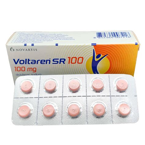 Voltaren Sr 75 Diclofenac Sodium Sr Tablet 75 Mg ขนาดบรรจุ 10 เม็ดแ