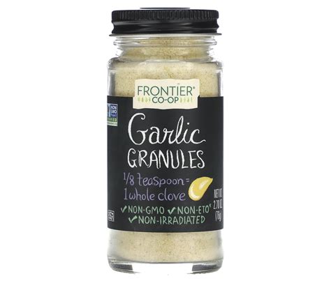 Frontier Co Op Garlic Granules 2 70 Oz 76 G