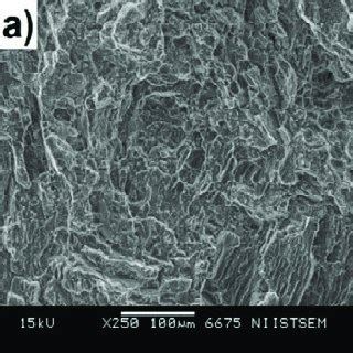 SEM Fractographs Of A Mg 1 15Si 0 9Nd Alloy B Mg 6Si 0 6Nd Alloy