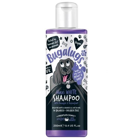 Bugalugs Maxi White Shampoing Blanchissant Pour Chien