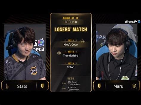 2019 GSL S3 Ro 16 Group C Match4 Maru Vs Stats YouTube