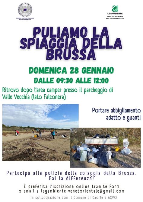 Caorle Domenica Volontari In Azione Per Ripulire La Spiaggia Delle