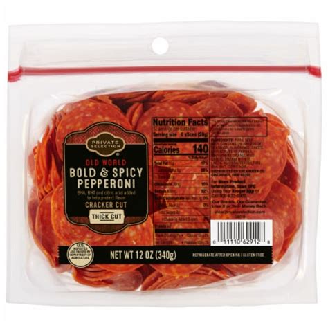 Private Selection® Bold & Spicy Pepperoni Cracker Cut, 12 oz - Ralphs