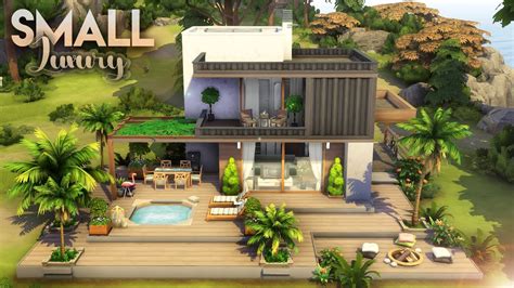 SMALL LUXURY HOUSE #4 | NO CC | The Sims 4: Speed Build | หน้าข้อมูล ...