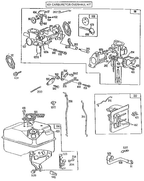 Briggs And Stratton 5hp Carburetor Linkage Diagram Choke