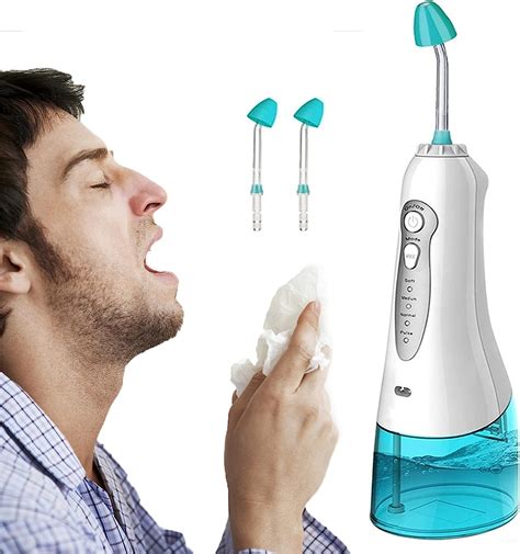 Bilxxy Portable Electric Neti Pot For Nasal Irrigation Sinus Rinse Kit