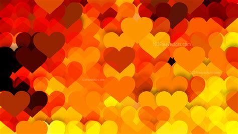 79 Background Orange Hearts For FREE MyWeb