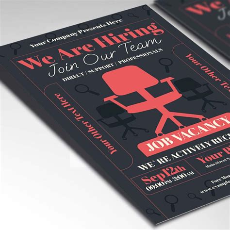 Download Hiring Job Flyer - PSD Template | PSDmarket