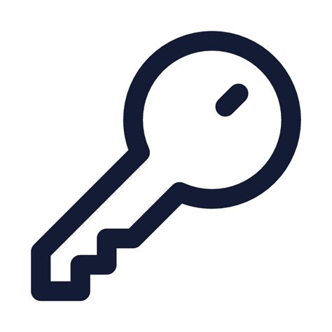 Key 01 Icon Stroke Rounded Free Download On Hugeicons Pro