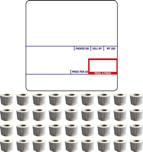 Amazon Cas Lst Printing Scale Label X Mm Upc