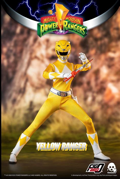 Power Rangers Yellow Ranger Heroically Arrives at threezero