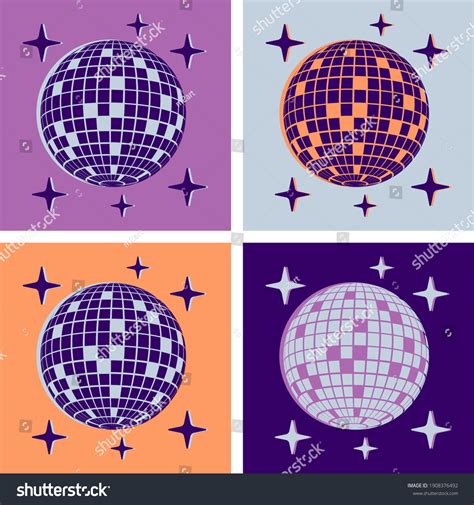 Disco Ball Illustration Pop Art Style Stock Illustration 1908376492 ...