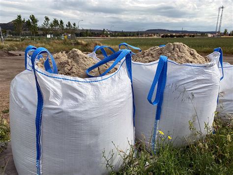 Big bags en Tarragona para escombros áridos leña E Sabaté