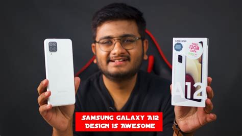 Samsung A12 Unboxing And Review Design Fit Hai Youtube