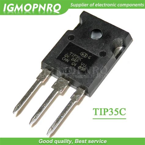 10PCS TIP35C TIP35 TO 247 100V 25A 125W NPN Transistor