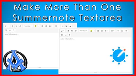 Creating Multiple Summernote Text Area Fields Tips And Tricks Youtube