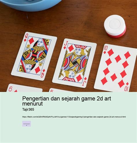 Pengertian Dan Sejarah Game D Art Menurut