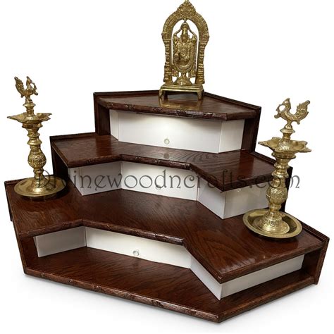 Corner Contemporary Style Pooja Mandir - Etsy