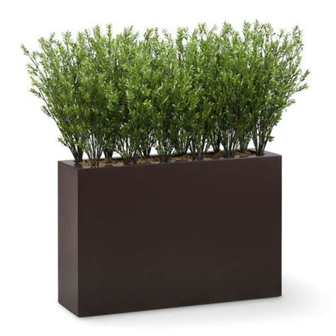 Fioriera In Fibra Di Vetro Rosemary Planters Unlimited Rettangolare Moderna Per Spazi