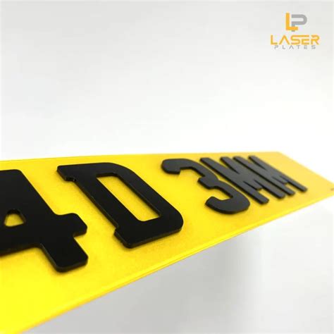 4d 3mm Acrylic Number Plates Laser Plates