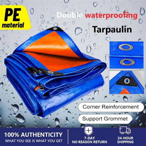 Big Makapal Trapal Waterproof Makapal Heavy Duty Lona Tarapal Tolda