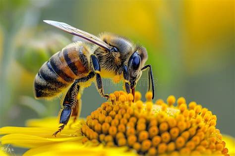 A Bee Pollinating A Flower Emphasizing The Importance Of Biodiversity