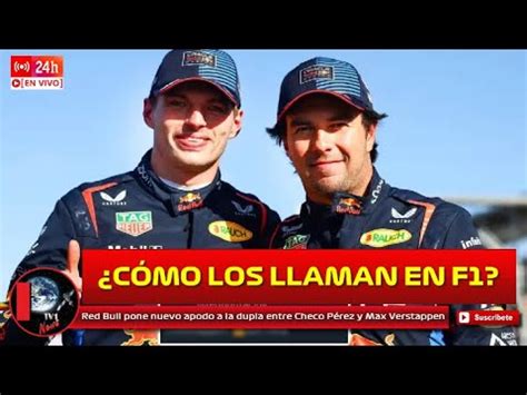 Red Bull pone nuevo apodo a la dupla entre Checo Pérez y Max Verstappen