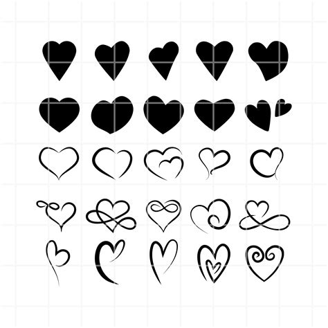 Buy Heart Svg Love Svg Heart Cut File Heart Cutting File Heart