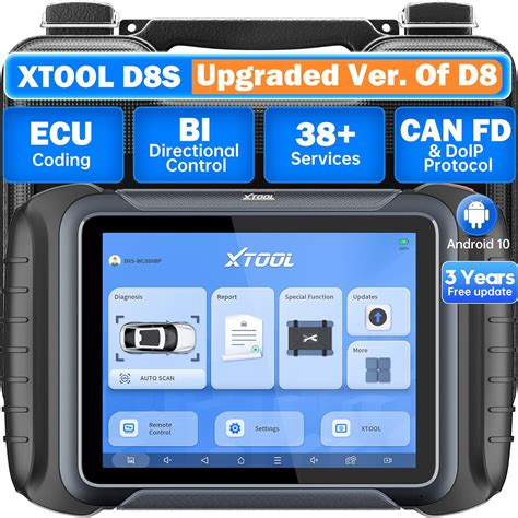 Xtool D S Bi Directional Diagnostic Scan Tool Can Fd Doip Ecu Coding