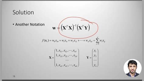 Linear Regression Equation Derivation Linear Regression Mathematical Representation Youtube