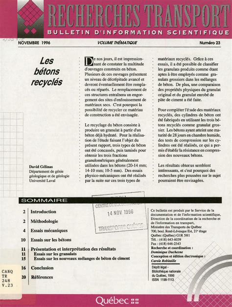 PDF bétons recyclés original et du granulat enrobé de pâte de