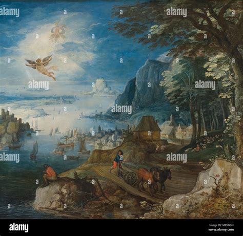 Landscape with the Fall of Icarus Stock Photo - Alamy