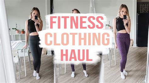 Try On Fitness Clothing Haul 2019 Affordable Activewear Youtube