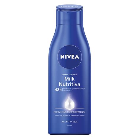 Crema Nivea Body Milk Almendras 125 Ml Farmaprime