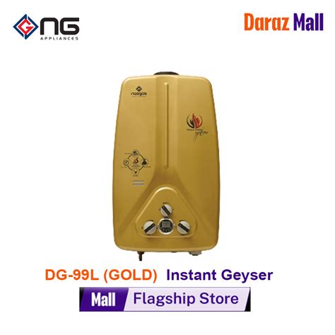 Nasgas DG 99 GOLD MODEL 9 Liter Instant Water Heater Natural Gas Geyser