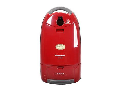 Panasonic Mc Cg902 Canister Vacuum With Hepa Filter Burgundy