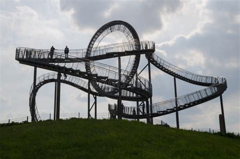 Duisburg Germany May Tiger And Turtle Sculpture In