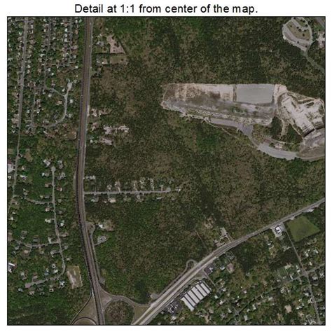 Aerial Photography Map of Ridge, NY New York